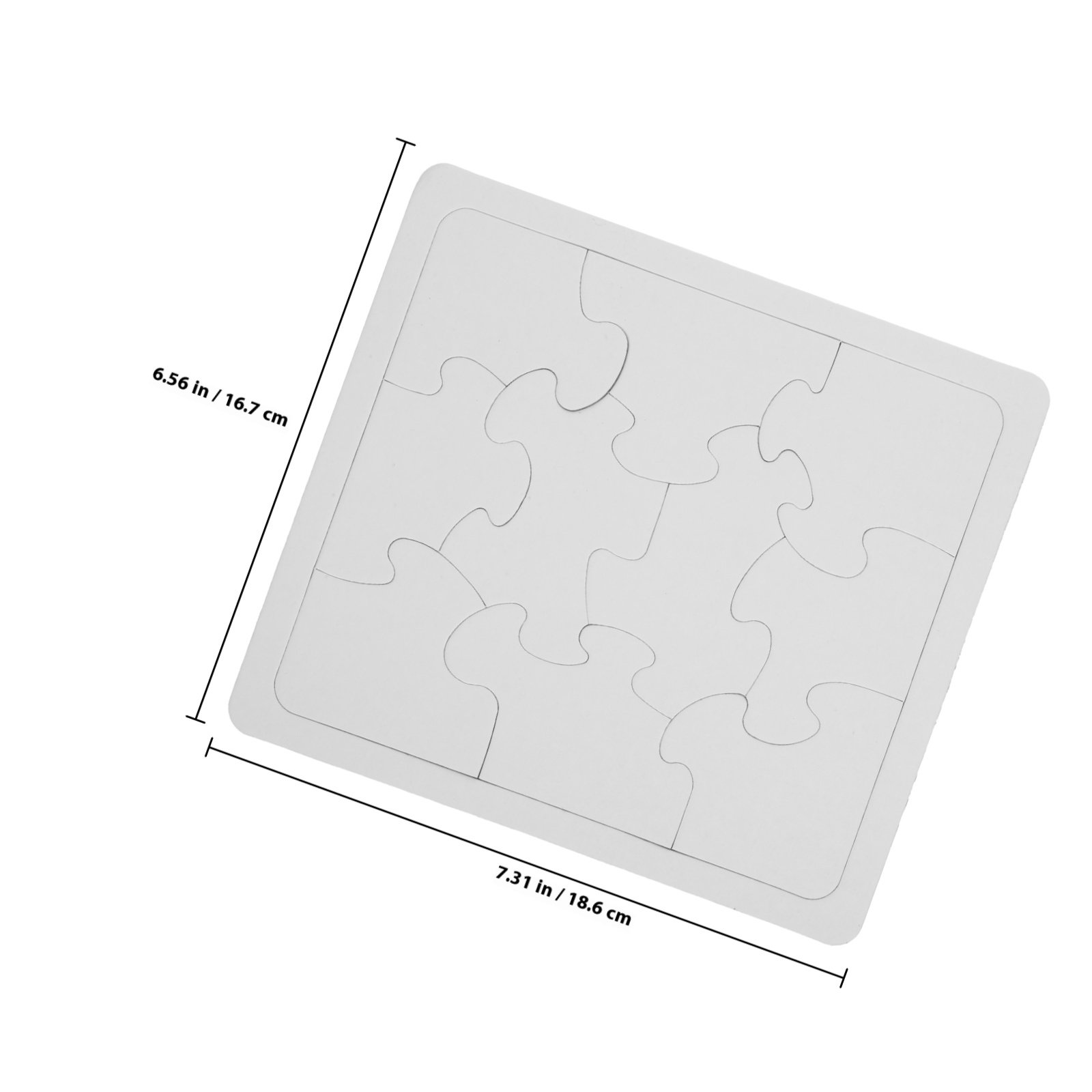 5Pcs White Blank Jigsaw Puzzle - Puzzle Blank White incelemesi ve fiyatı