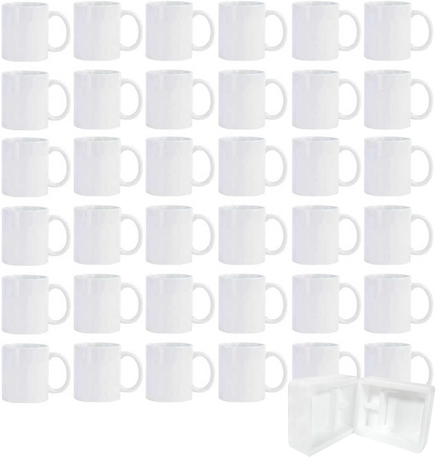 36pcs Sublimation Mugs 11oz Wh - Sublimation Mug White incelemesi ve fiyatı