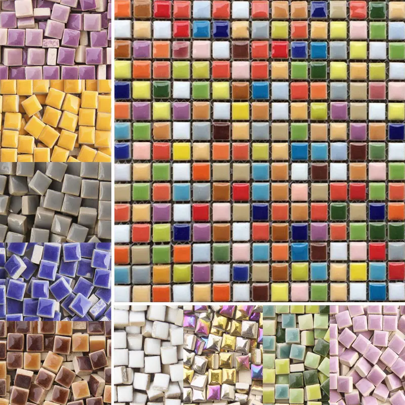 100g DIY Ceramic Mosaic Tiles  - Ceramic Tile Blank incelemesi ve fiyatı
