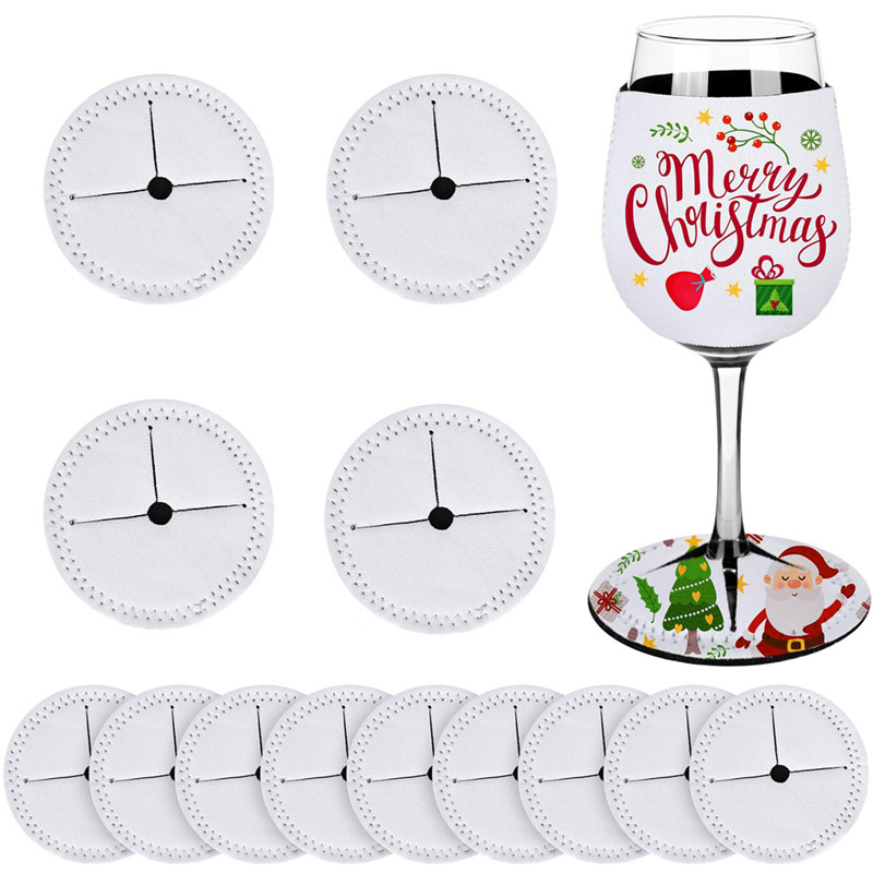 5/10Pcs Sublimation Wine Bottl - Coaster Sublimation Blank incelemesi ve fiyatı