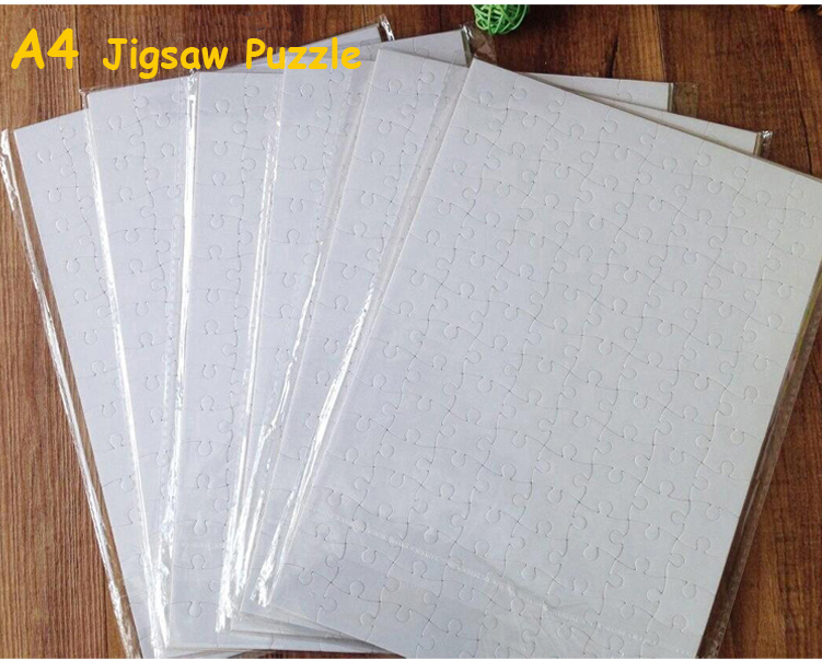 10pcs/lot Free Shipping A4 Sub - Puzzle Blank White incelemesi ve fiyatı