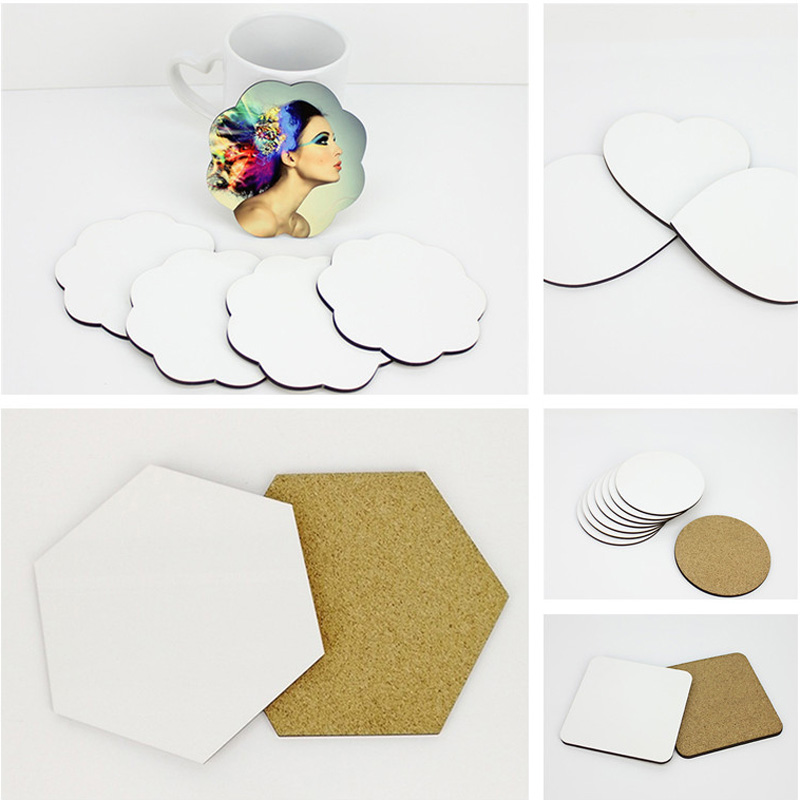 100Pcs/Lot DIY Sublimation Bla - Coaster Sublimation Blank incelemesi ve fiyatı