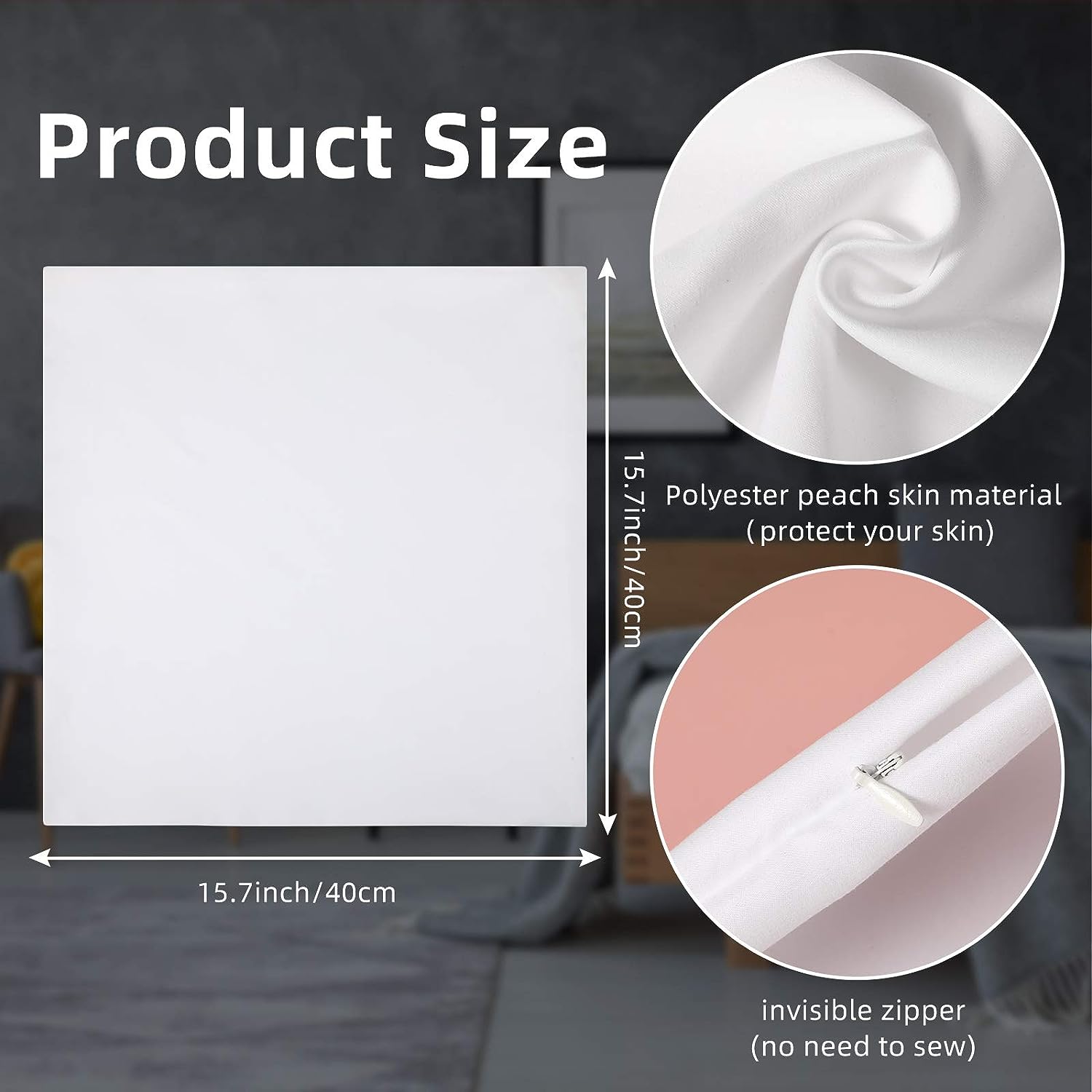 4Pcs Sublimation Blanks Throw  - Pillow Cover Sublimation incelemesi ve fiyatı
