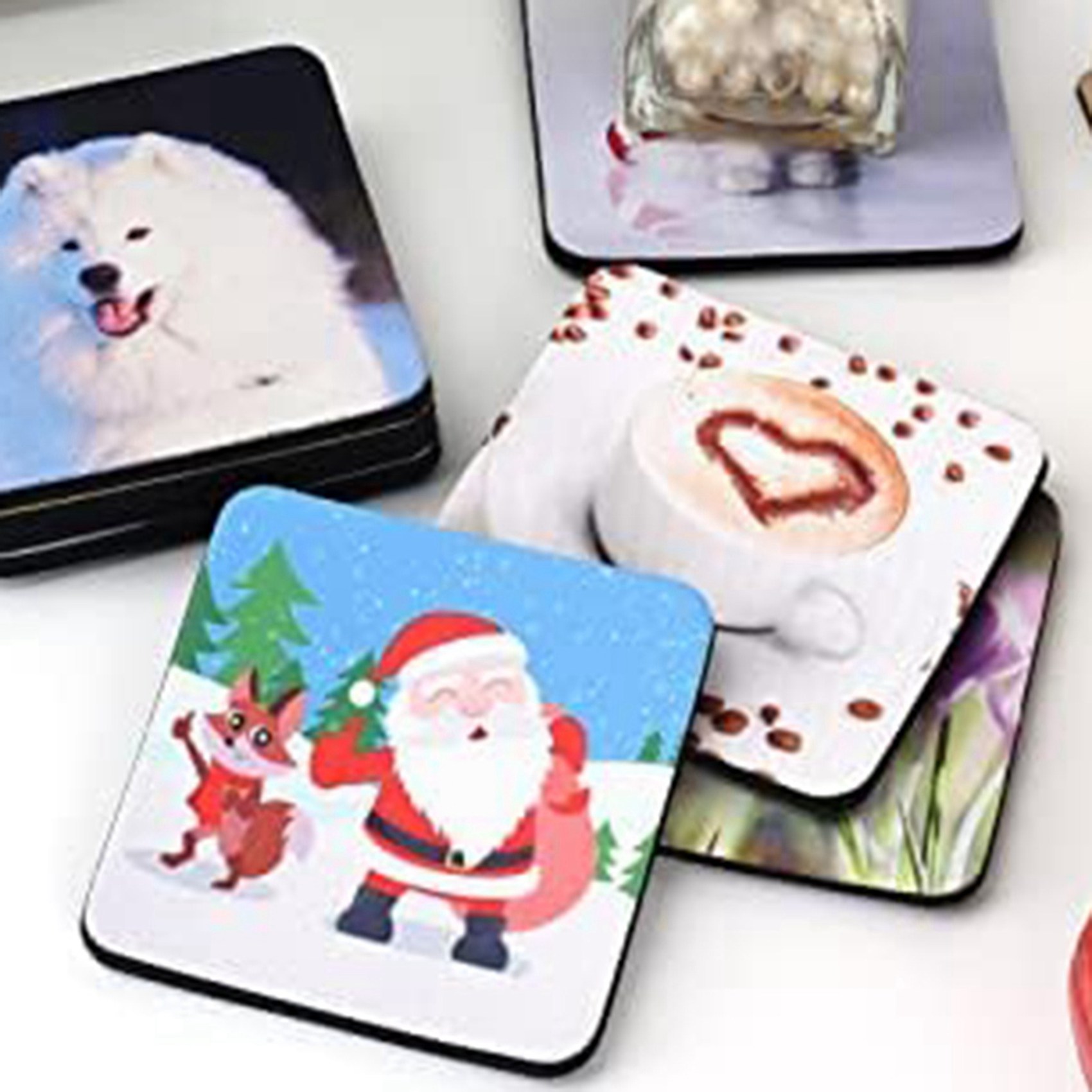 F-F 40PCS Square Sublimation B - Coaster Sublimation Blank incelemesi ve fiyatı