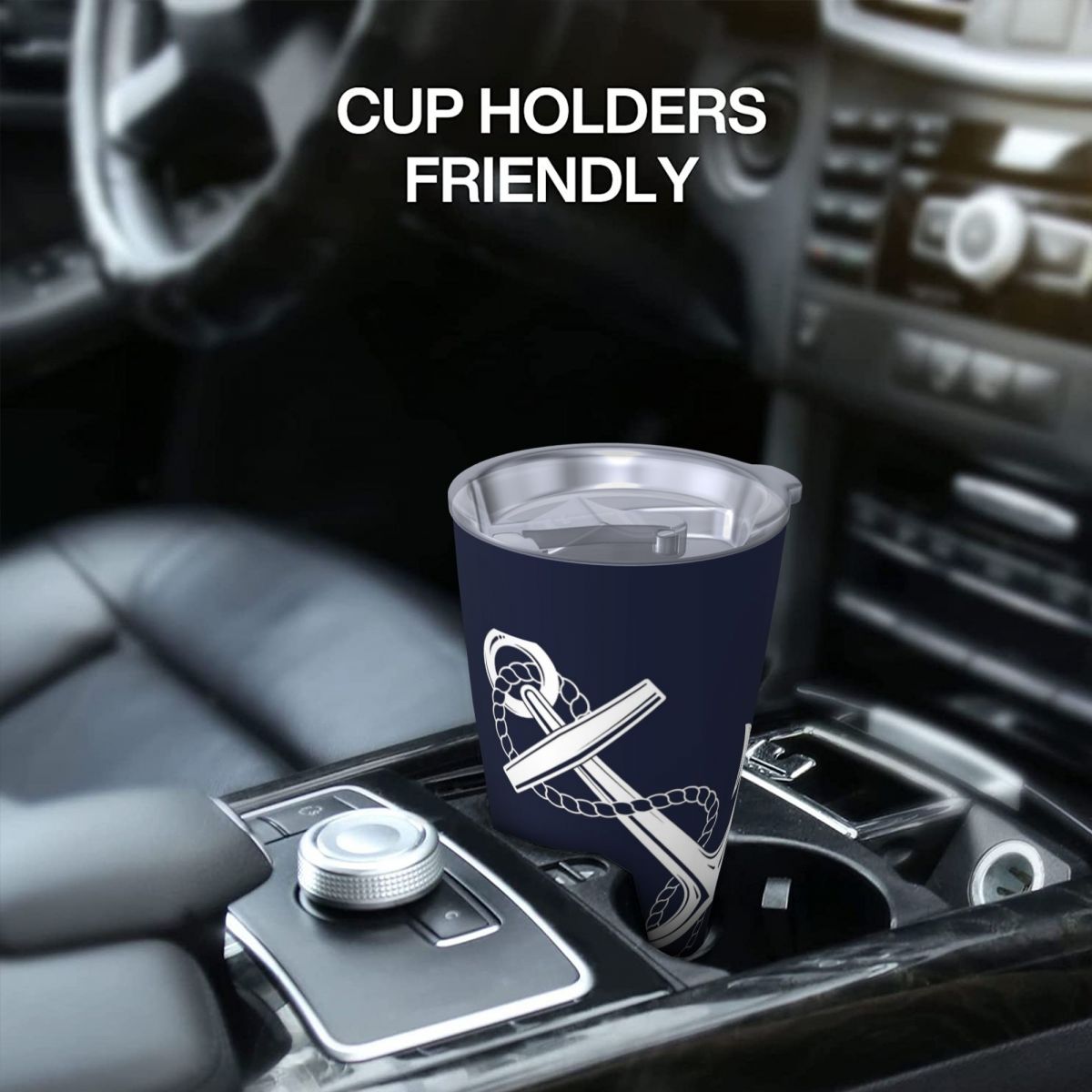 Anchor Nautical White & Navy S - Tumbler 20Oz White incelemesi ve fiyatı