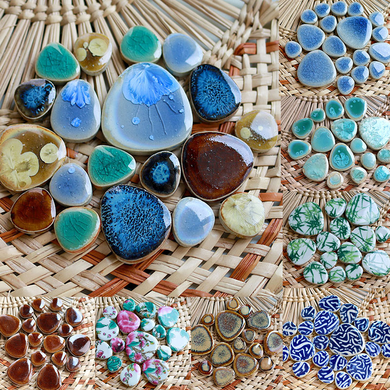 100g DIY Ceramic Mosaic Tiles  - Ceramic Tile Blank incelemesi ve fiyatı