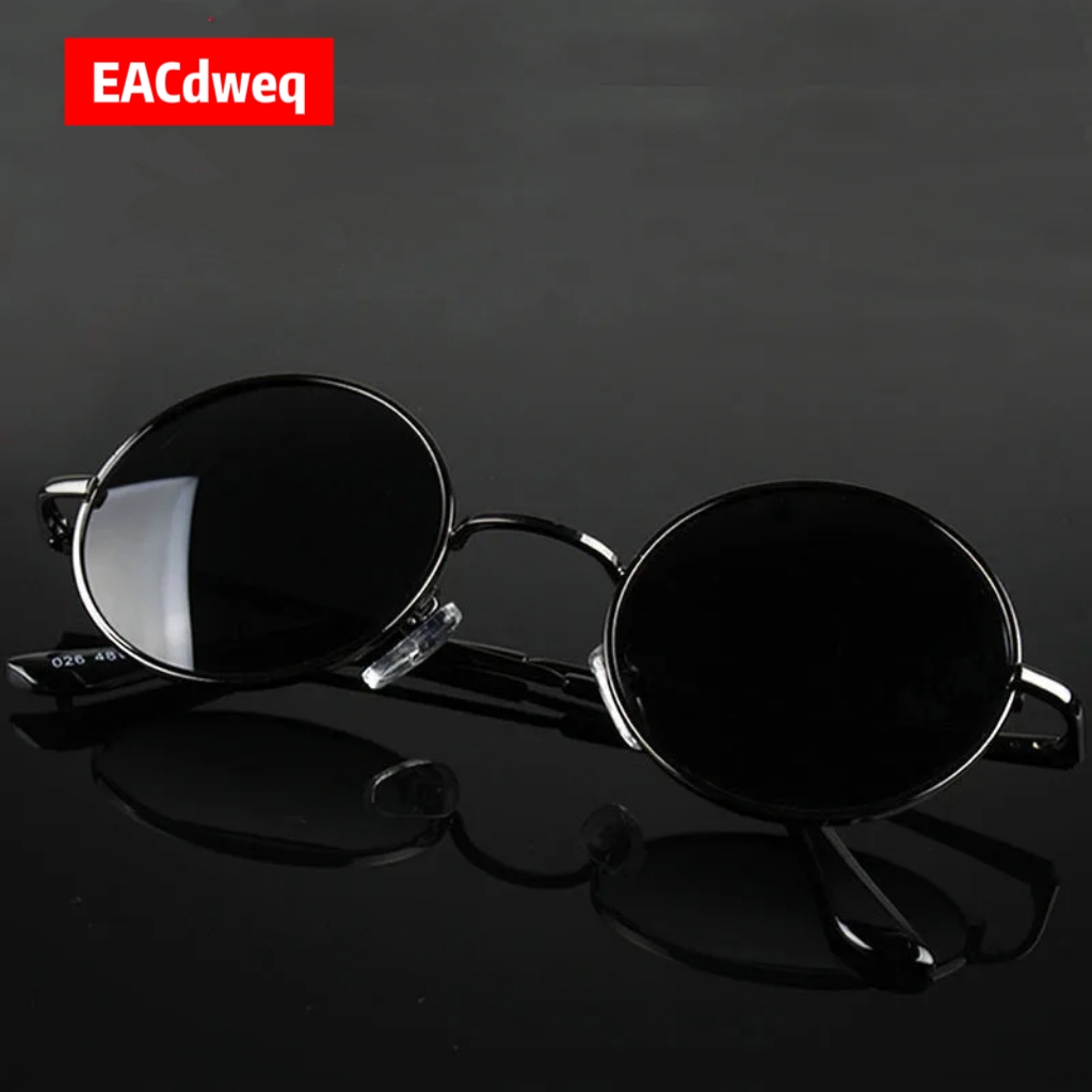 Retro Vintage Round Sunglasses - Metal Photo Panel incelemesi ve fiyatı